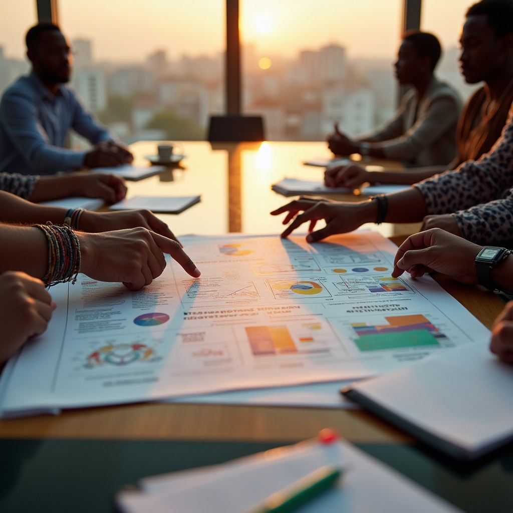 Training materials showing governance principles